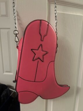 Cowboy boot purse